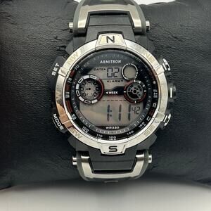 Armitron Pro Sports Digital Quartz Men’s Watch Working New Battery